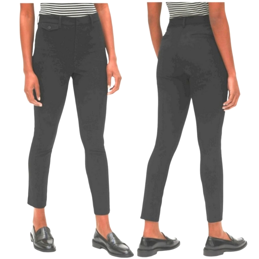 NWT GAP Black High-rise Signature Skinny Pants, Size 6